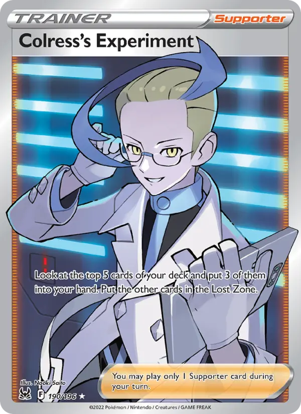 Colress's Experiment 190 Lost Origin Pokesingles