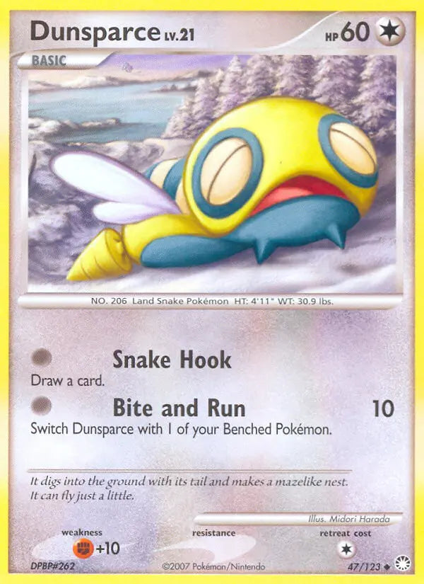 Dunsparce 47 Mysterious Treasures Pokesingles