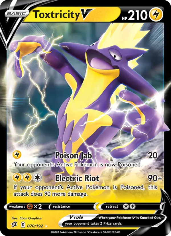 Toxtricity V 70 Rebel Clash Pokesingles