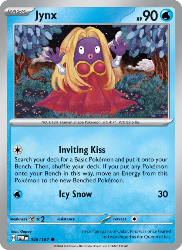 Jynx 46 Twilight Masquerade Pokesingles