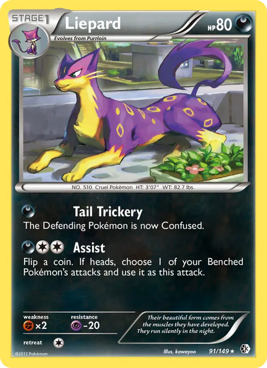 Liepard 91 Boundaries Crossed Pokesingles