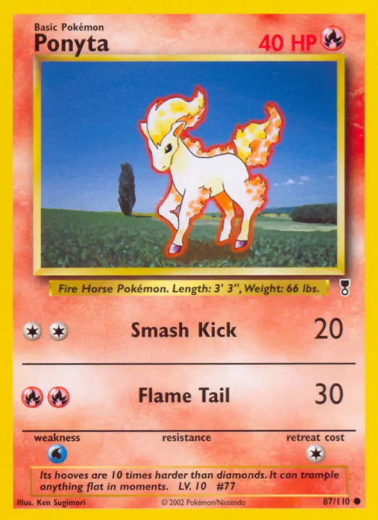 Ponyta 87 Legendary Collection Pokesingles