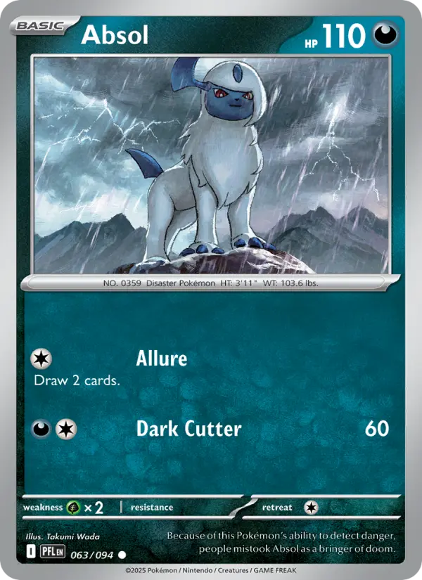 Absol 63 Phantasmal Flames Pokesingles