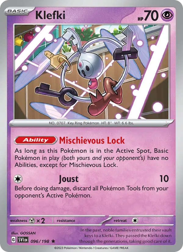 Klefki 96 Scarlet & Violet Pokesingles