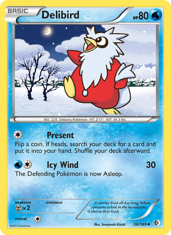 Delibird 38 Boundaries Crossed Pokesingles