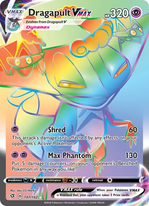 Dragapult VMAX 197 Rebel Clash Pokesingles