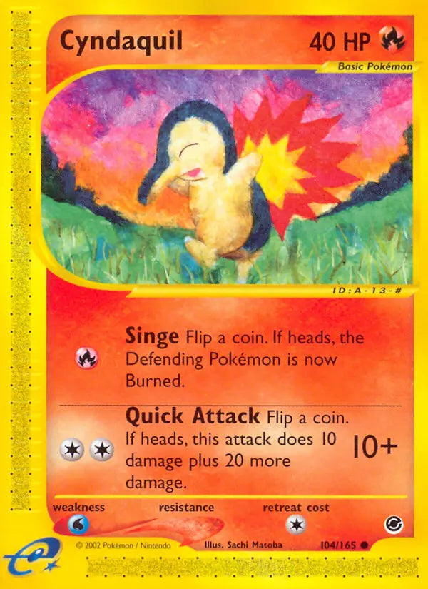 Cyndaquil 104 Expedition Base Set Pokesingles