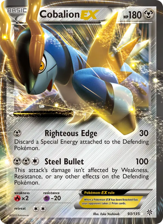 Cobalion-EX 93 Plasma Storm Pokesingles