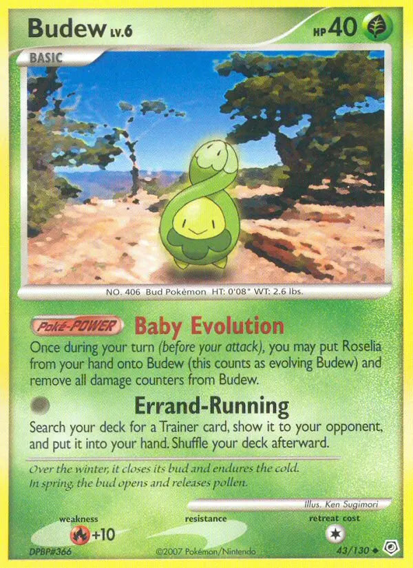 Budew 43 Diamond & Pearl Pokesingles