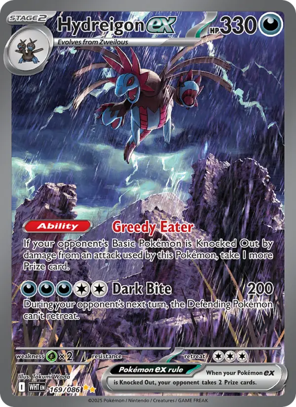 Hydreigon ex 169 White Flare Pokesingles
