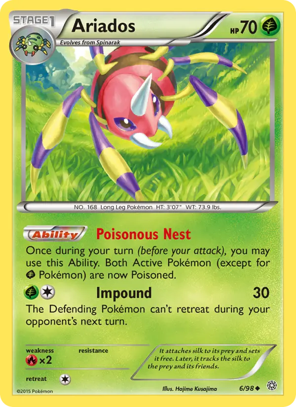 Ariados 6 Ancient Origins Pokesingles