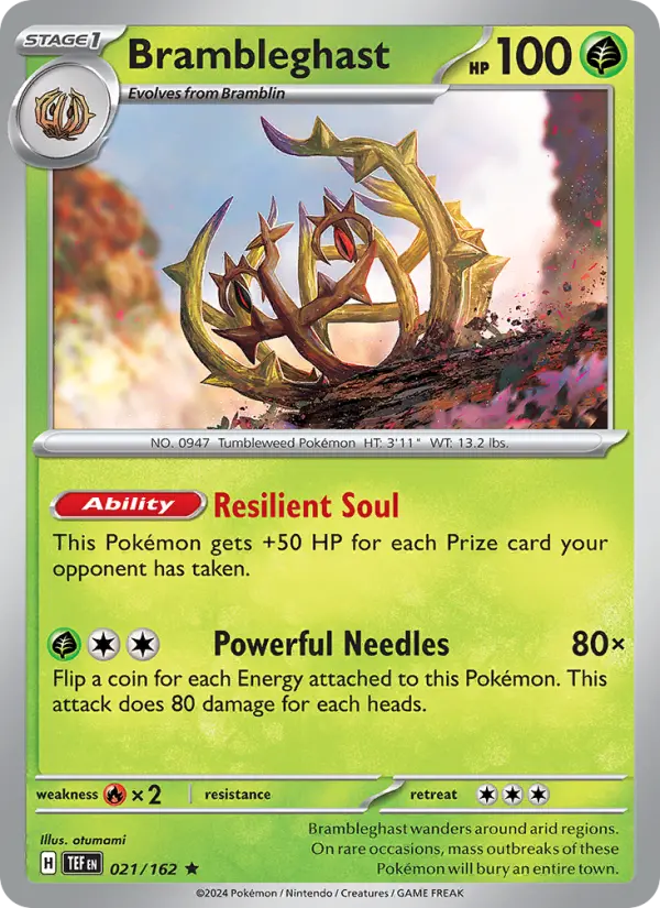 Brambleghast 21 Temporal Forces Pokesingles