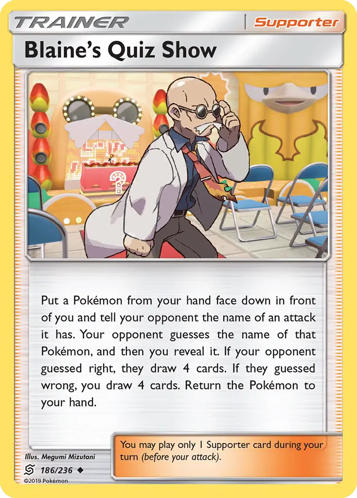 Blaine’s Quiz Show 186 Unified Minds Pokesingles