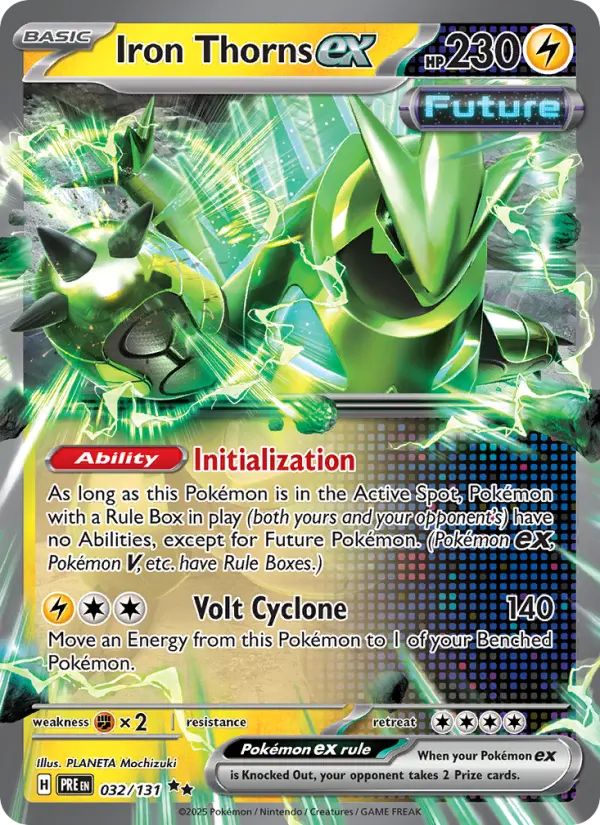 Iron Thorns ex 32 Prismatic Evolutions Pokesingles