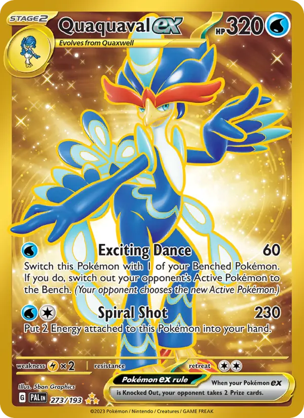 Quaquaval ex 273 Paldea Evolved Pokesingles