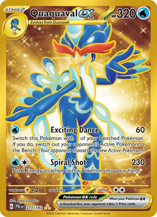Quaquaval ex 273 Paldea Evolved Pokesingles