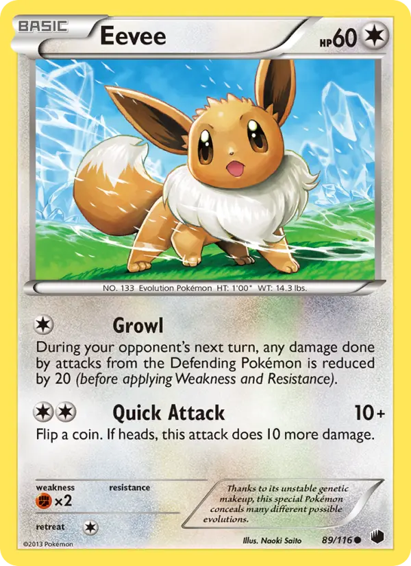 Eevee 89 Plasma Freeze Pokesingles