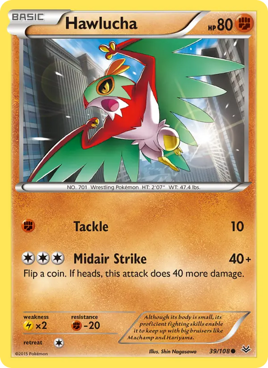 Hawlucha 39 Roaring Skies Pokesingles
