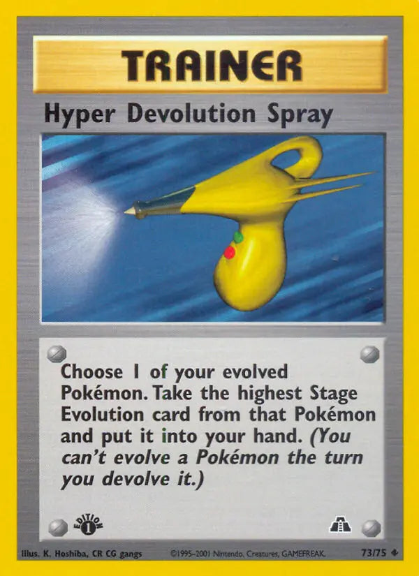 Hyper Devolution Spray 73 Neo Discovery Pokesingles