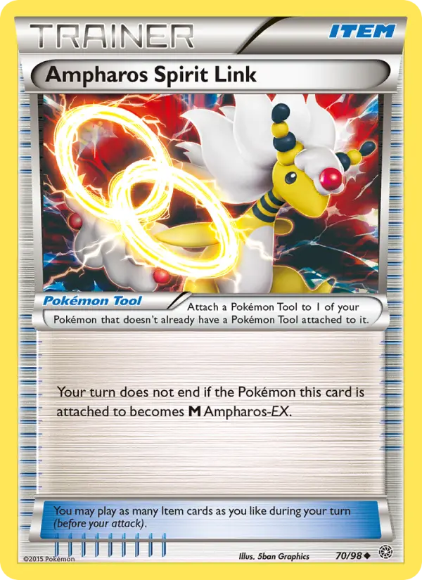 Ampharos Spirit Link 70 Ancient Origins Pokesingles