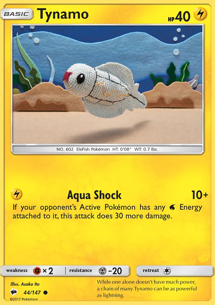 Tynamo 44 Burning Shadows Pokesingles