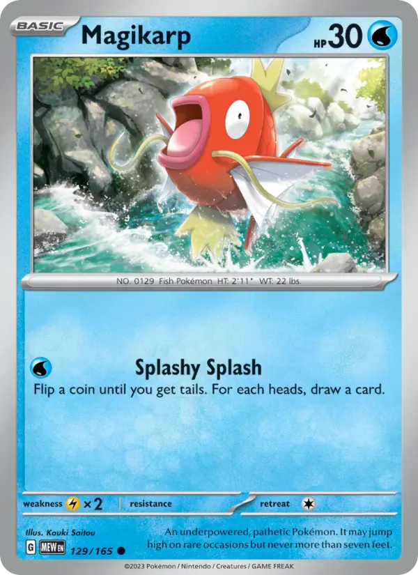 Magikarp 129 151 Pokesingles
