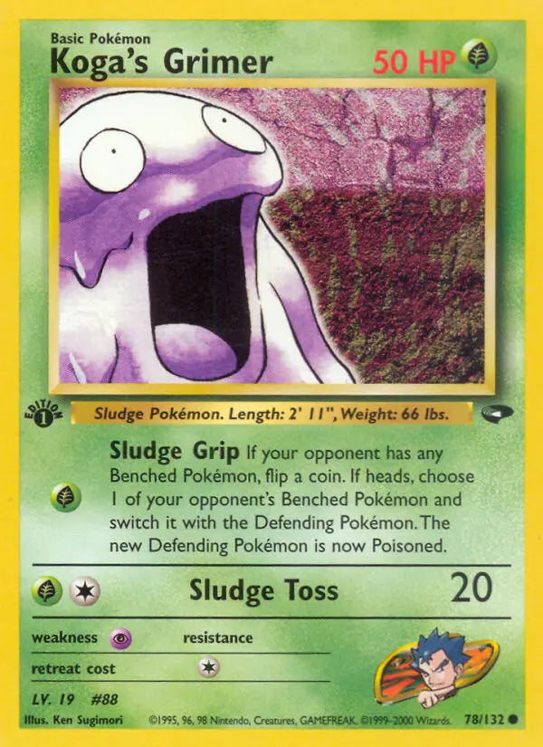 Koga's Grimer 78 Gym Challenge Pokesingles