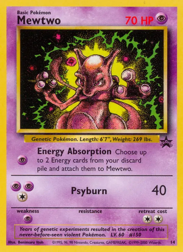 Mewtwo 14 Wizards Black Star Promos Pokesingles