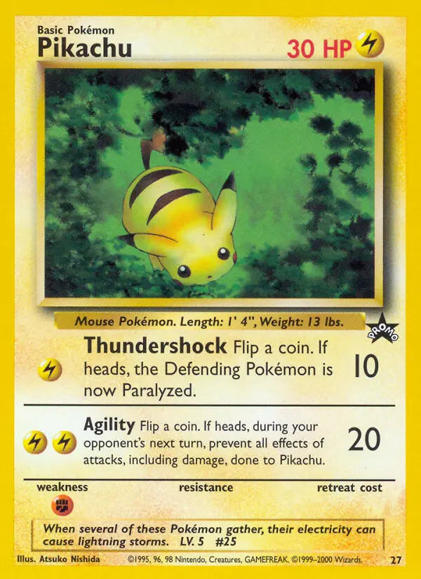 Pikachu 27 Wizards Black Star Promos Pokesingles
