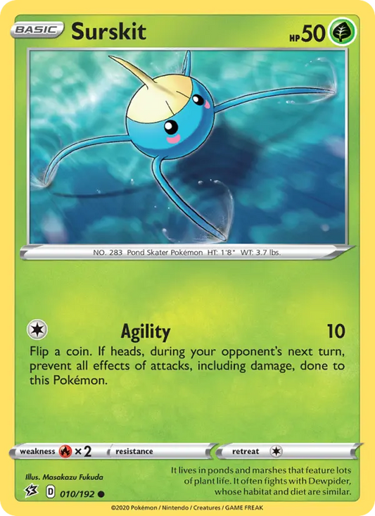 Surskit 10 Rebel Clash Pokesingles