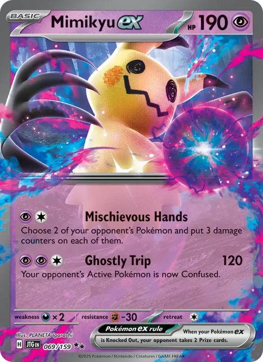 Mimikyu ex 69 Journey Together Pokesingles