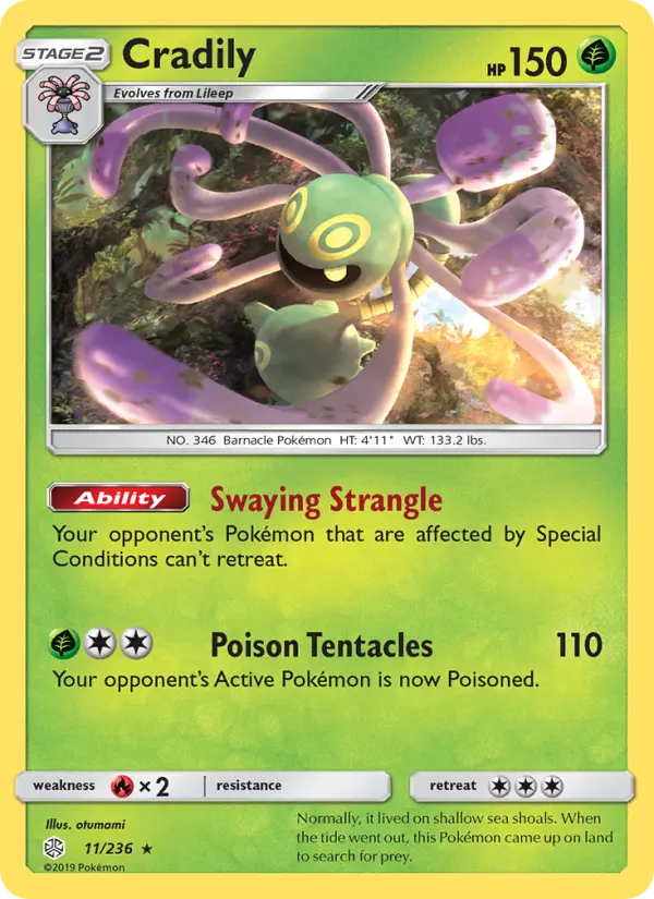 Cradily 11 Cosmic Eclipse Pokesingles