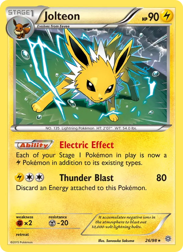 Jolteon 26 Ancient Origins Pokesingles