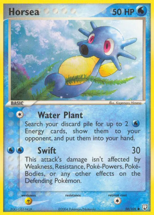 Horsea 58 Team Rocket Returns Pokesingles