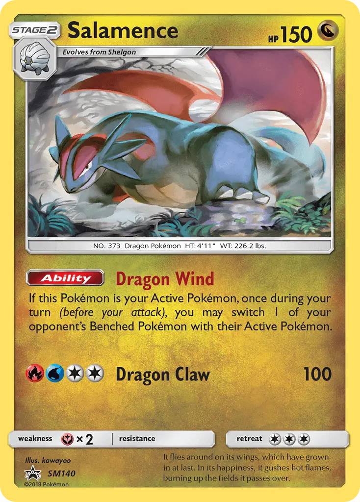 Salamence SM140 SM Black Star Promos Pokesingles