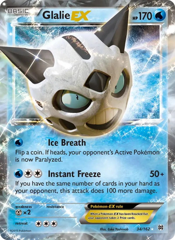 Glalie EX 34 BREAKthrough Pokesingles