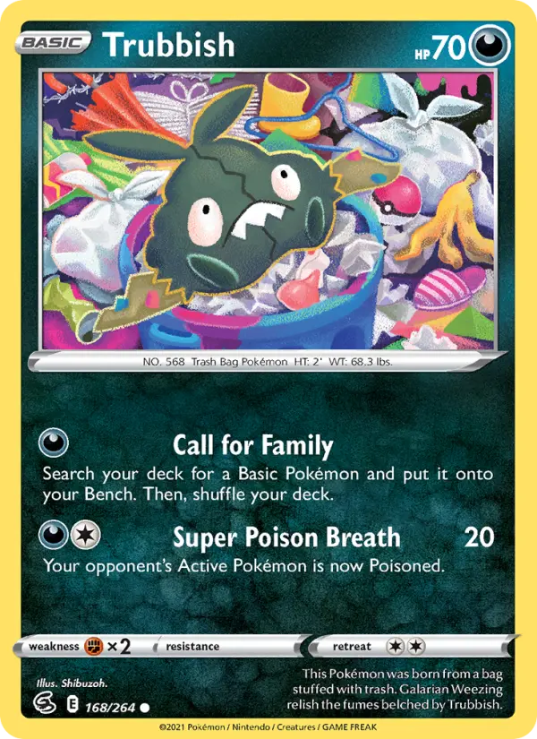 Trubbish 168 Fusion Strike Pokesingles
