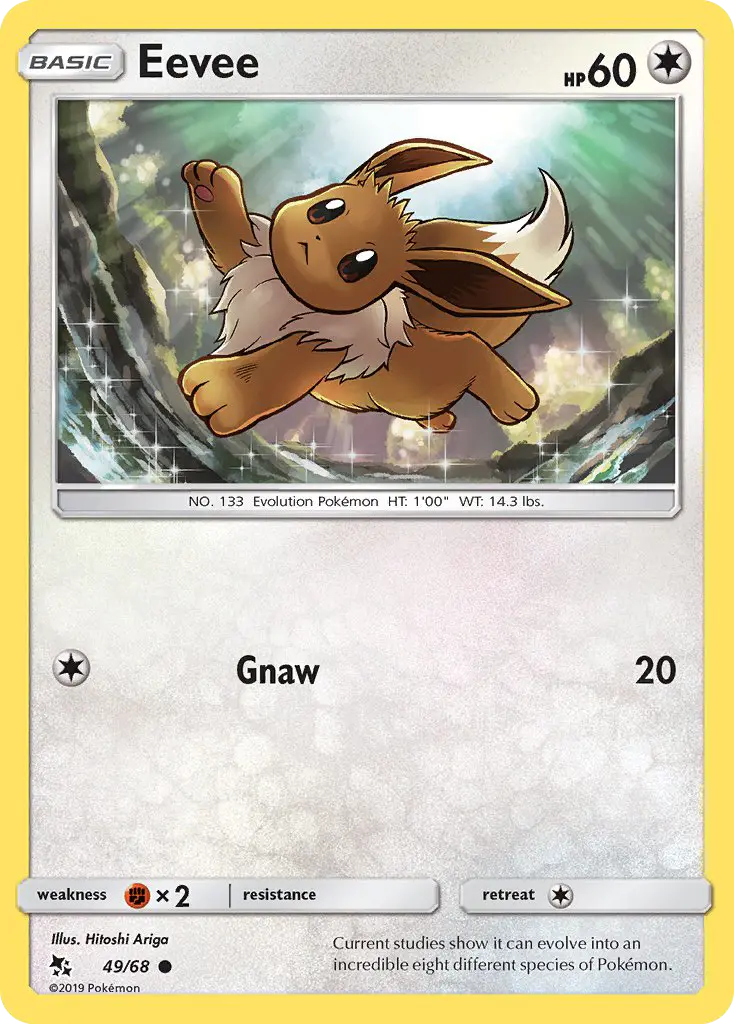 Eevee 49 Hidden Fates Pokesingles