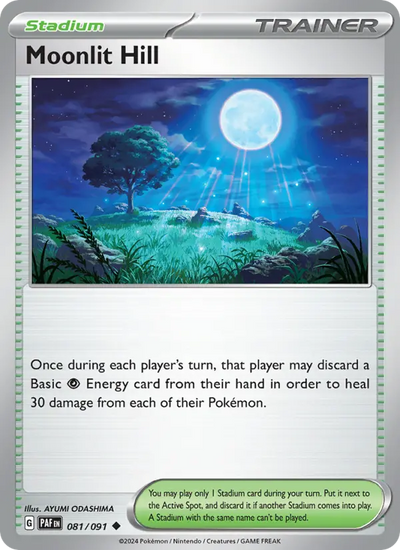 Moonlit Hill 81 Paldean Fates Pokesingles