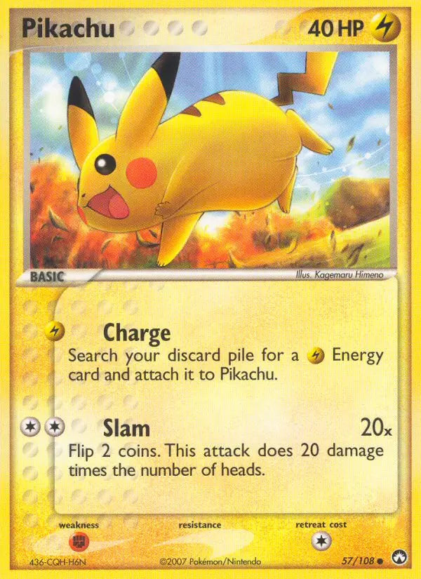 Pikachu 57 Power Keepers Pokesingles