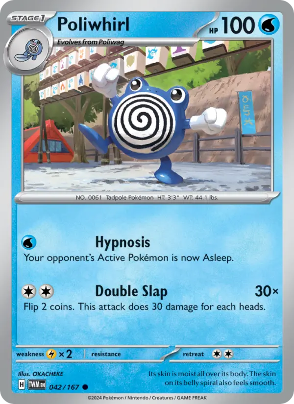Poliwhirl 42 Twilight Masquerade Pokesingles