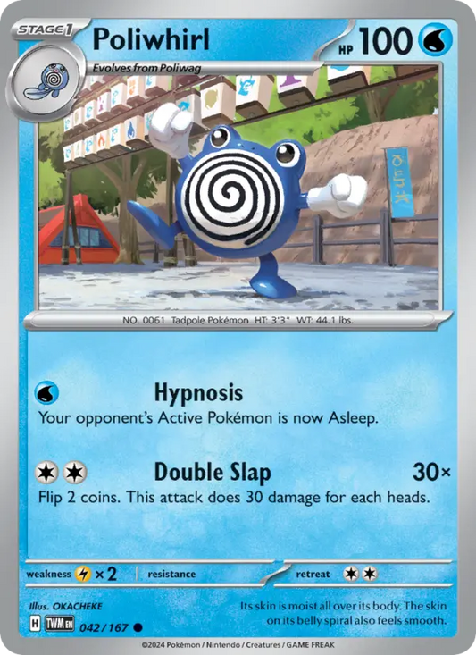 Poliwhirl 42 Twilight Masquerade Pokesingles