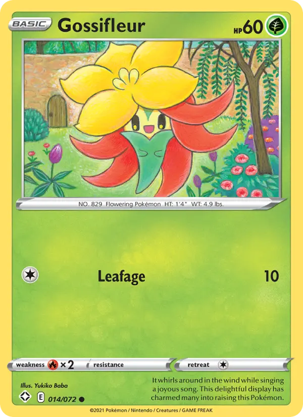 Gossifleur 14 Shining Fates Pokesingles