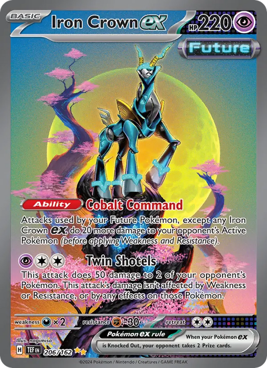 Iron Crown ex 206 Temporal Forces Pokesingles