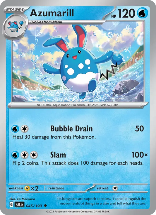 Azumarill 45 Paldea Evolved Pokesingles