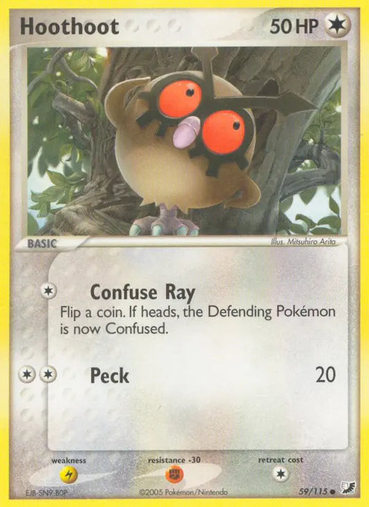 Hoothoot 59 Unseen Forces Pokesingles