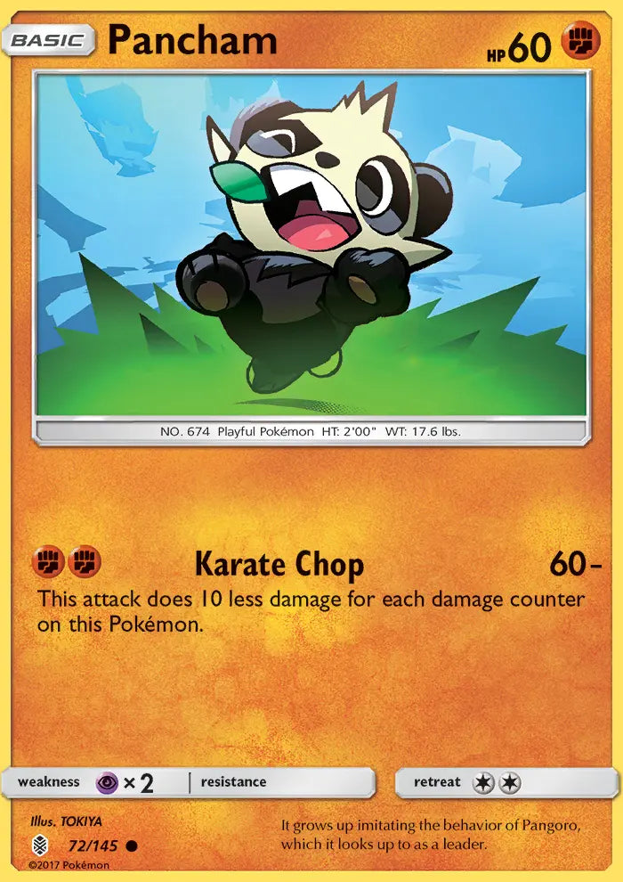 Pancham 72 Guardians Rising Pokesingles