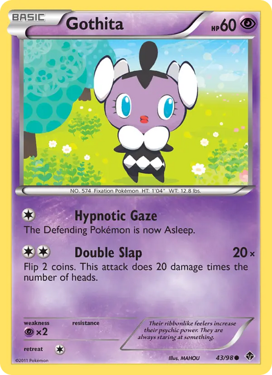 Gothita 43 Emerging Powers Pokesingles