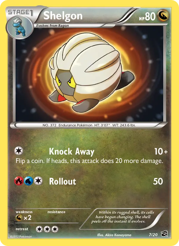 Shelgon 7 Dragon Vault Pokesingles