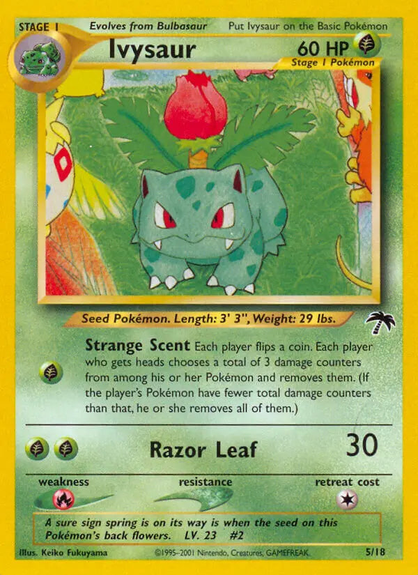 Ivysaur 5 Southern Islands Pokesingles